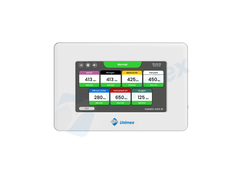 Medical Gas Alarm LCD