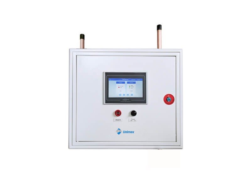 Oxygen Flow and Purity Monitor Panel